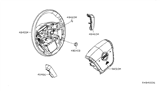 Diagram for Nissan NV Steering Wheel - 48430-9JK5B