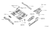 Diagram for 2016 Nissan NV Floor Pan - 74312-1PA0A