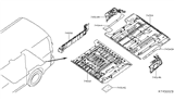 Diagram for 2017 Nissan NV Floor Pan - 74512-1PA0A