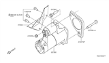 Diagram for Nissan NV Starter Motor - 23300-1CA0B