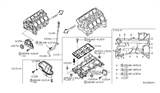 Diagram for Nissan NV Oil Pan - 11111-EA200