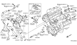 Diagram for 2019 Nissan Titan Thermostat Gasket - 21049-ZL80A