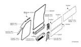 Diagram for 2014 Nissan NV Door Seal - 76923-1PA0A
