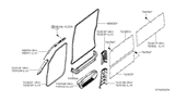 Diagram for 2013 Nissan NV Weather Strip - 76923-1PA0A