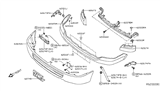 Diagram for 2020 Nissan NV Bumper - 62025-1PA0A