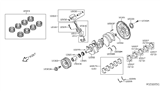 Diagram for 2018 Nissan NV Piston Ring Set - 12033-9FV0A