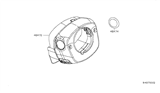 Diagram for 2019 Nissan NV Steering Column Cover - 48470-1PA0A