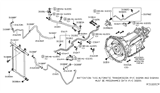 Diagram for 2019 Nissan NV Oil Cooler Hose - 21636-9JJ0A