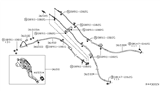 Diagram for 2015 Nissan NV Parking Brake Cable - 36531-1PA0A