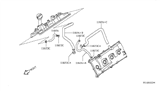 Diagram for 2011 Nissan Pathfinder PCV Hose - 11826-ZE01D