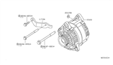 Diagram for 2010 Nissan Pathfinder Alternator - 23100-ZH00C