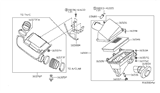 Diagram for Nissan Titan Air Filter Box - 16500-ZE01A