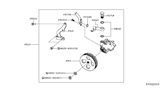 Diagram for 2018 Nissan NV Power Steering Pump - 49110-1PD0A