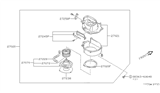 Diagram for Nissan Axxess Blower Motor - 27200-30R00