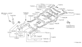 Diagram for 1990 Nissan Axxess Motor And Transmission Mount - 75118-65E00