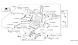 Diagram for Nissan Axxess Armrest - 87750-30R00