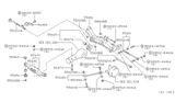 Diagram for 1992 Nissan Axxess Rear Crossmember - 55401-40R00