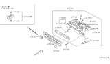 Diagram for 1989 Nissan Axxess Blower Control Switches - 27660-51E00