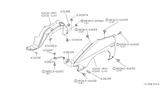 Diagram for 1993 Nissan Axxess Fender - F3112-30R00