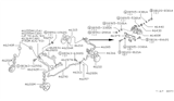 Diagram for 1990 Nissan Axxess Brake Line - 46316-40R00