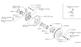 Diagram for Nissan Stanza Wheel Hub - 40202-50J00