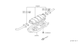 Diagram for Nissan Axxess Catalytic Converter - 20802-30R25