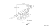 Diagram for 1990 Nissan Axxess Catalytic Converter - 20802-30R25