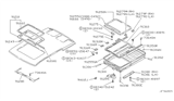 Diagram for 1989 Nissan Maxima Weather Strip - 91346-D4020