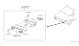 Diagram for Nissan Axxess Light Socket - 26243-F6600