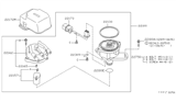 Diagram for Nissan Stanza Distributor Cap - 22162-30R00