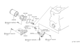 Diagram for 1990 Nissan Axxess Oil Filter - 15050-30R00