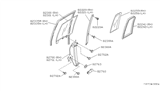 Diagram for 1994 Nissan Axxess Window Regulator - 82700-30R00