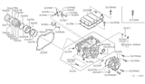 Diagram for Nissan Axxess Transfer Case Cover - 31395-21X05