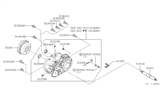 Diagram for 1989 Nissan Axxess Torque Converter - 31100-21X69