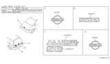 Diagram for 1992 Nissan Axxess Emblem - 90898-40R11