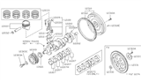 Diagram for 1992 Nissan Axxess Flywheel - 12310-30R01