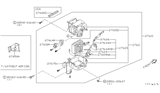 Diagram for Nissan Axxess Blower Motor Resistor - 27150-40F00