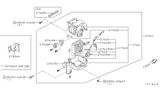 Diagram for 1992 Nissan Axxess Evaporator - 27280-30R00