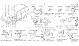Diagram for Nissan Axxess Turn Signal Flasher - 25730-30R00