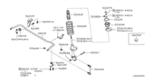 Diagram for 1994 Nissan Axxess Sway Bar Bracket - 56233-40R00