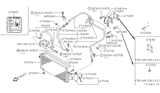 Diagram for 1990 Nissan Axxess A/C Hose - 92450-30R01