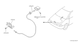 Diagram for 1993 Nissan Axxess Hood Cable - 65620-30R00