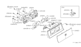 Diagram for Nissan Axxess Instrument Cluster - 24830-30R00
