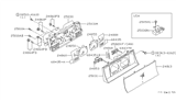 Diagram for 1991 Nissan Axxess Speedometer - 24820-30R60