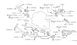 Diagram for 1992 Nissan Axxess Motor And Transmission Mount - 11320-30R00