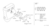 Diagram for 1991 Nissan Axxess Exhaust Heat Shield - 16590-30R20