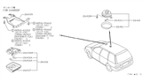 Diagram for 1991 Nissan Axxess Dome Light - 26437-30R10