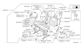 Diagram for 1991 Nissan Axxess Seat Cushion - 88350-36R00