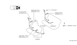 Diagram for 1994 Nissan Axxess Seat Belt - 88822-32R00