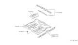 Diagram for 1994 Nissan Axxess Floor Pan - 74312-30R00